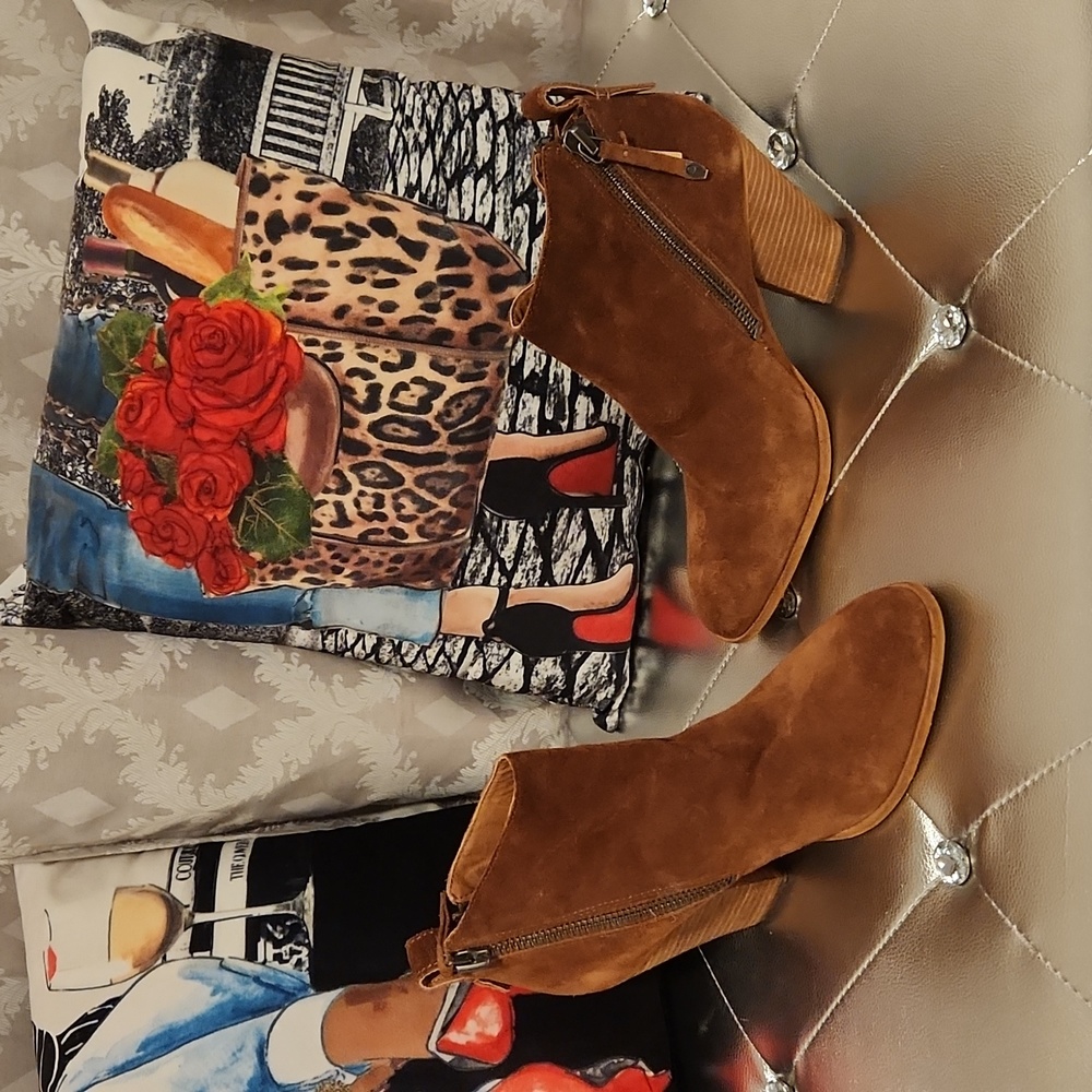 Suede Booties